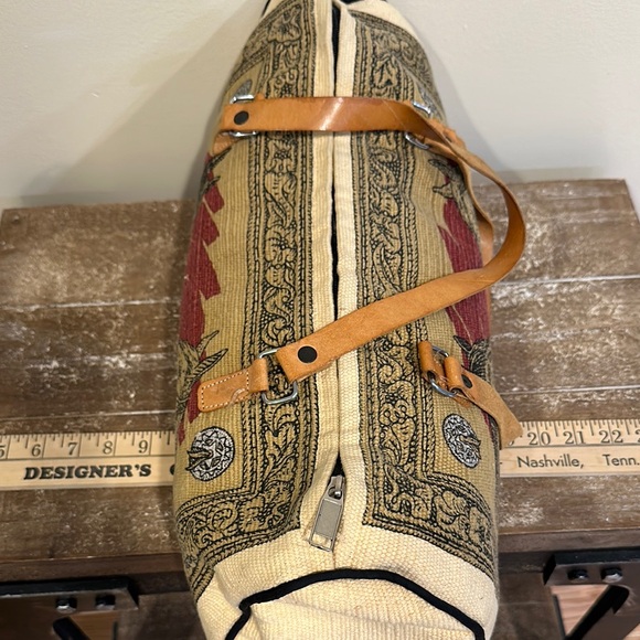 Equestrian Tapestry Duffel Bag - Picture 5 of 7